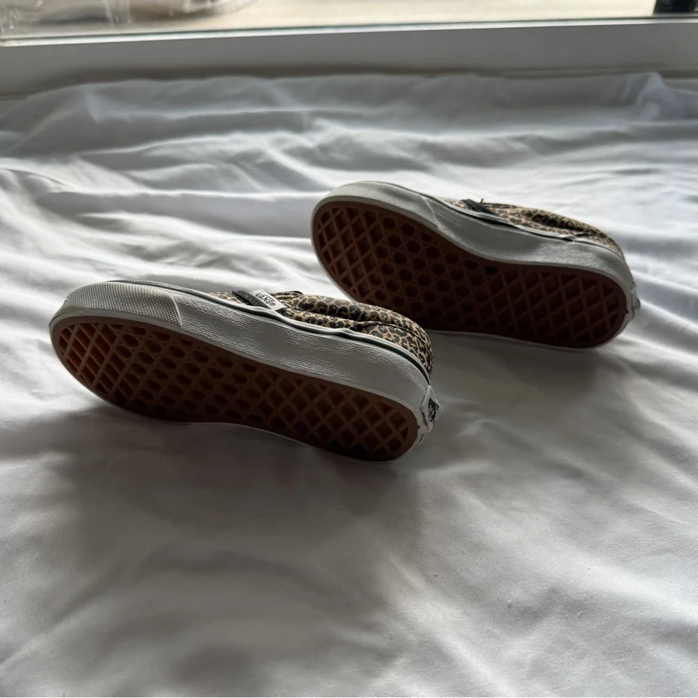 Vans Kids Leopard Slip-On Shoes
